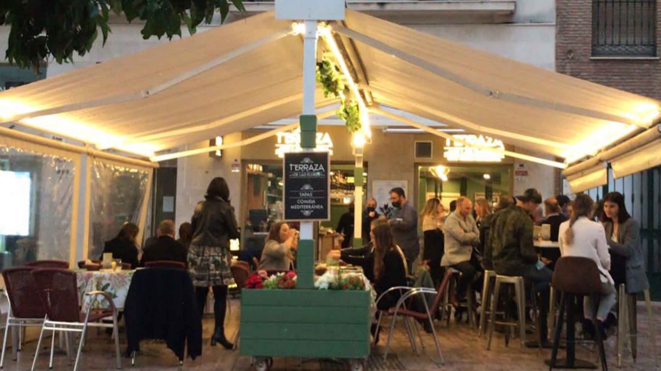 terraza flores malaga